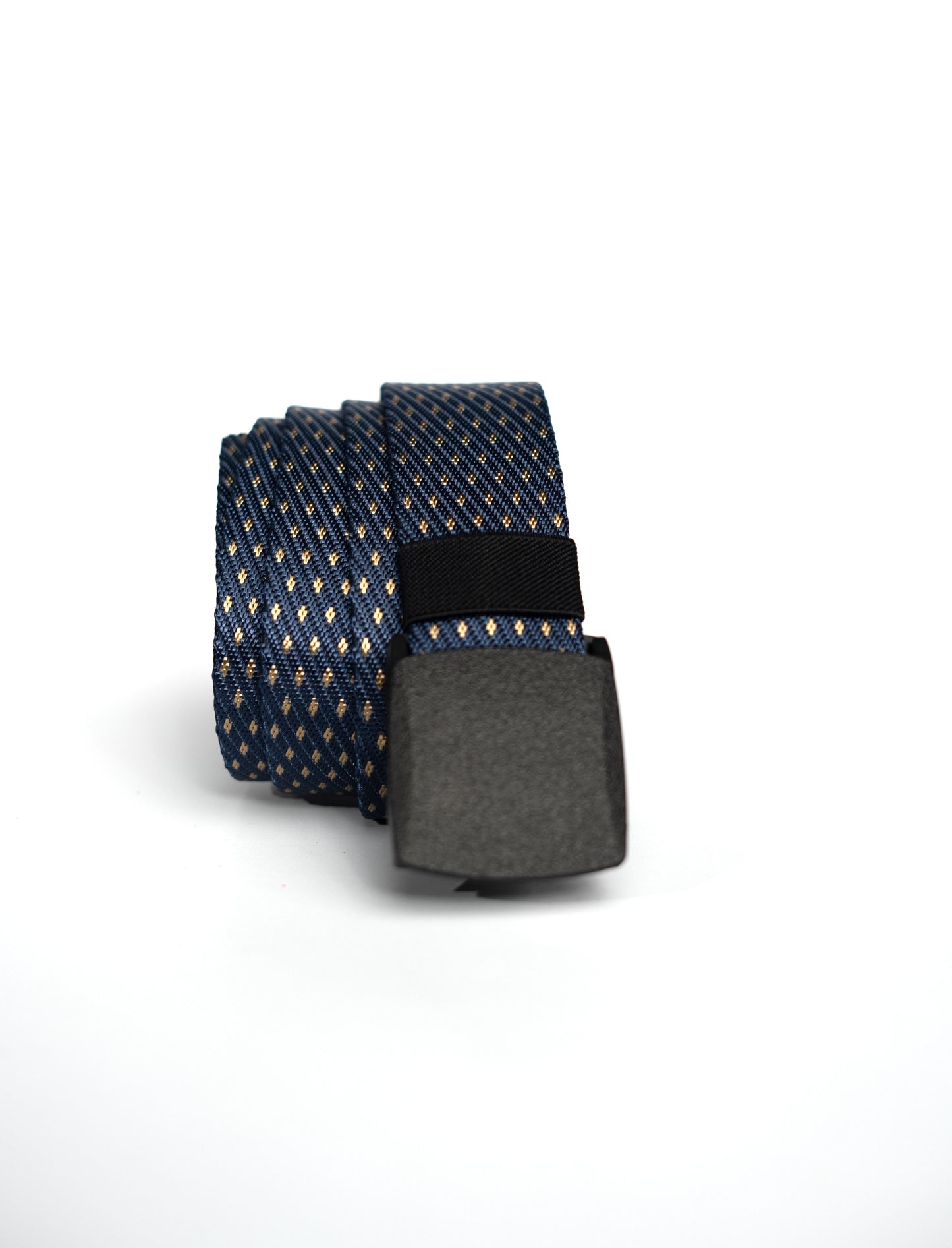 Blue Dotted Nylon Belt