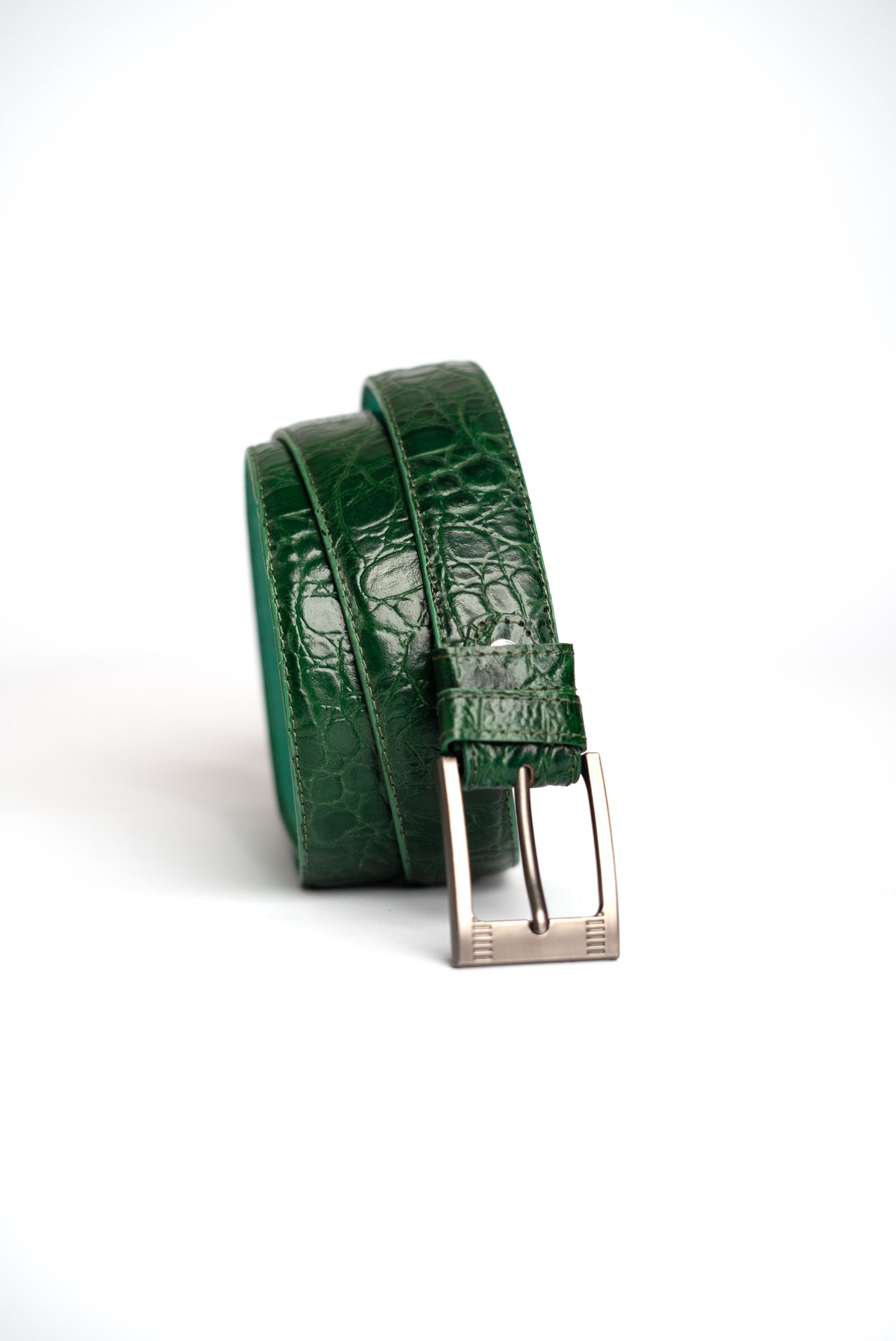 Green Premium Leather Belt