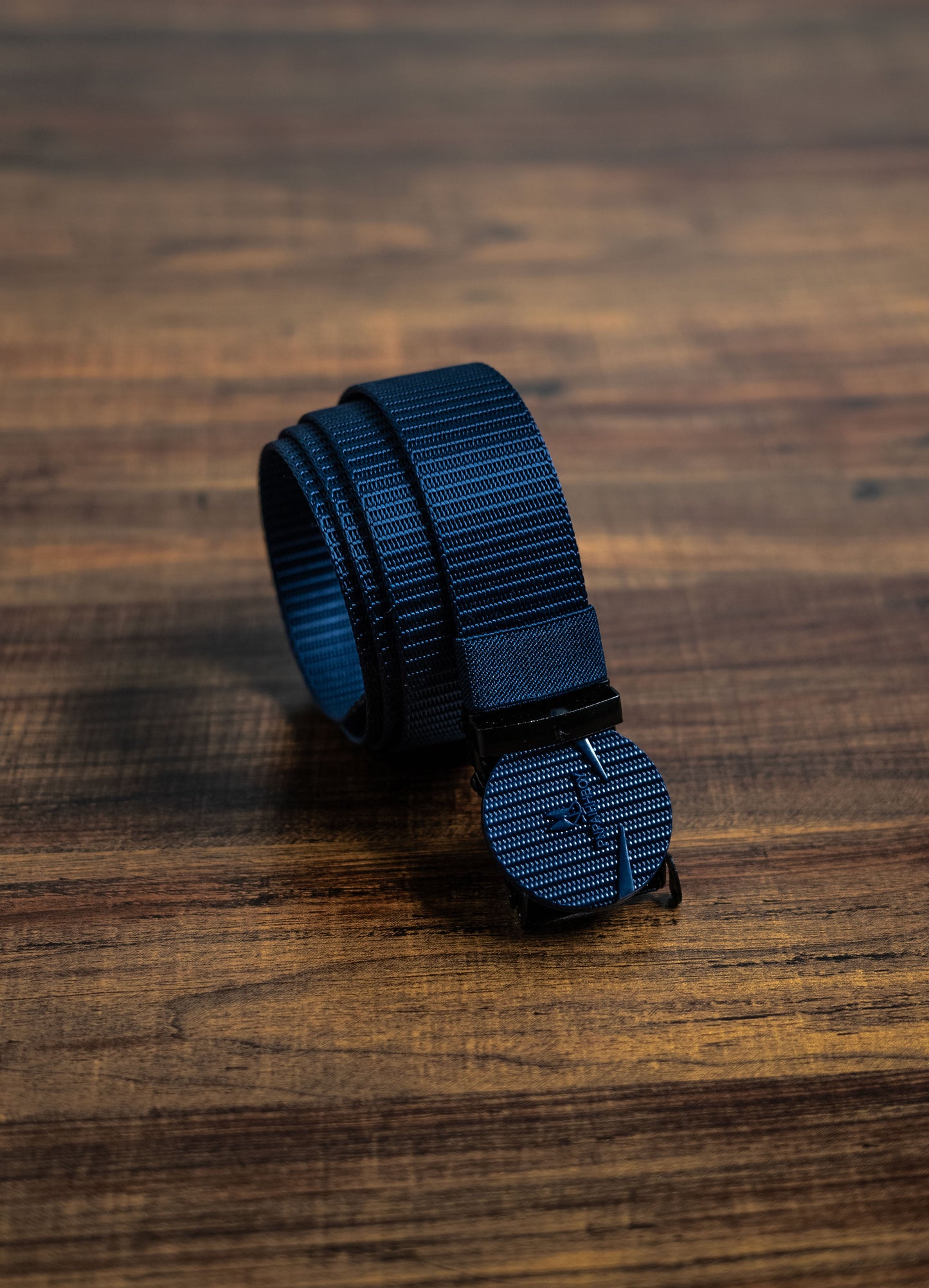 Blue Circle Nylon Belt