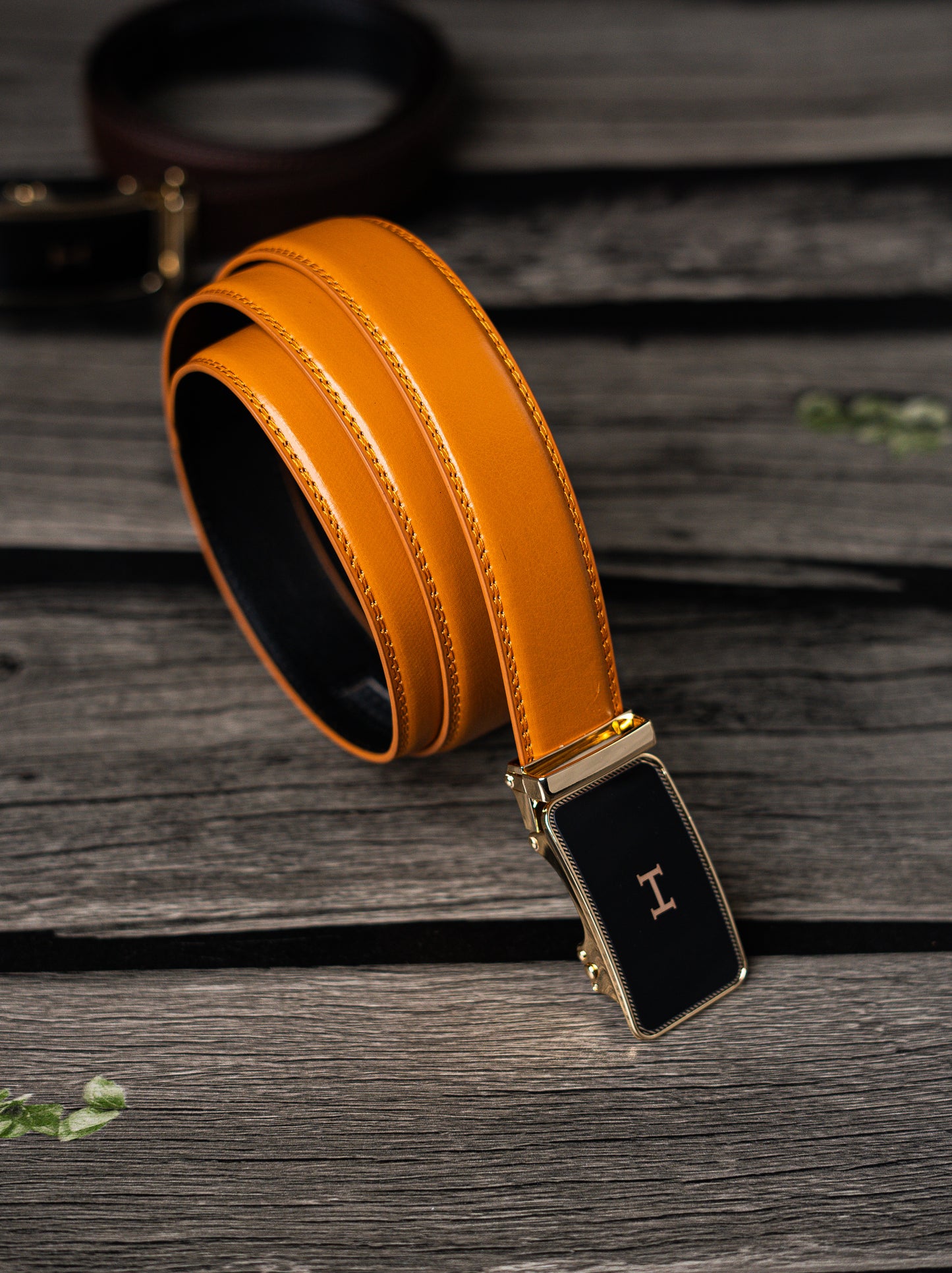Mustard H Premium Belt