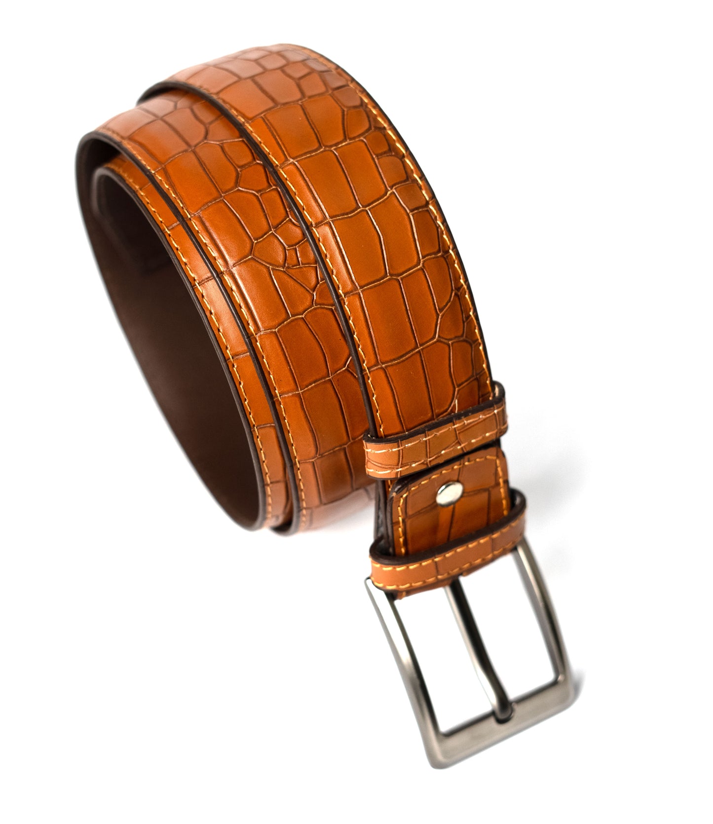 Mustard Stud pure leather premium Belt