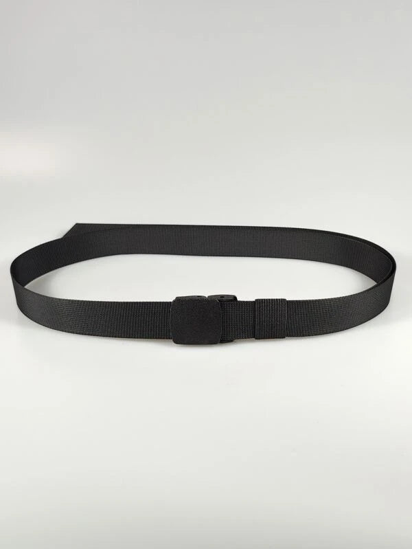 Kids Black Nylon Belt