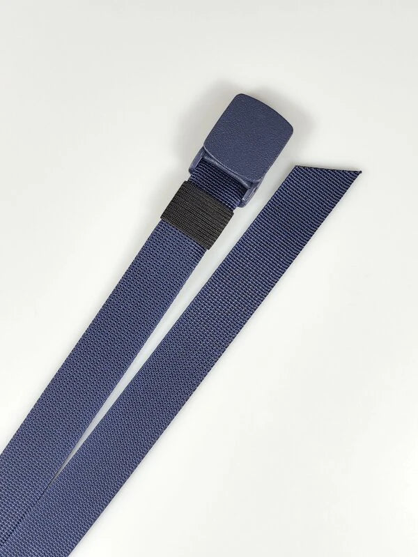 Kids Blue Nylon Belt