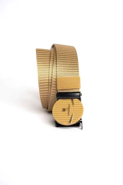 Biege Circle Nylon Belt