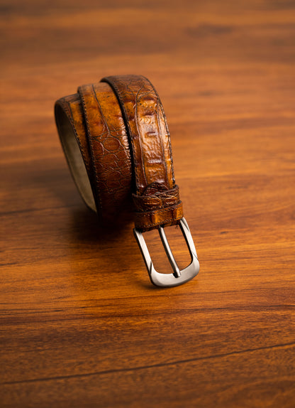 Dark Brown Premium Leather Belt