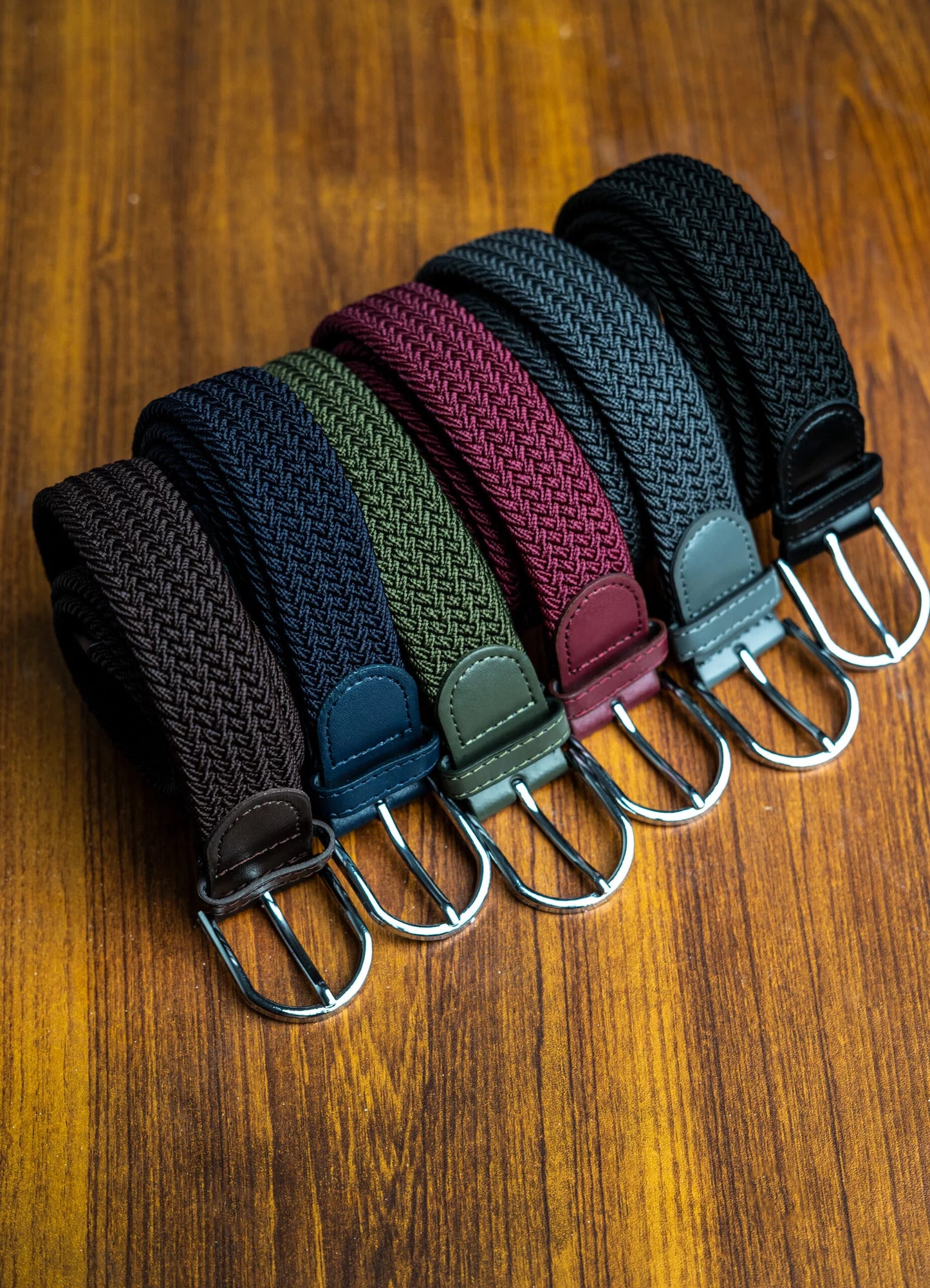 Pack of 5 Basic Elastic Belt – Belt Club