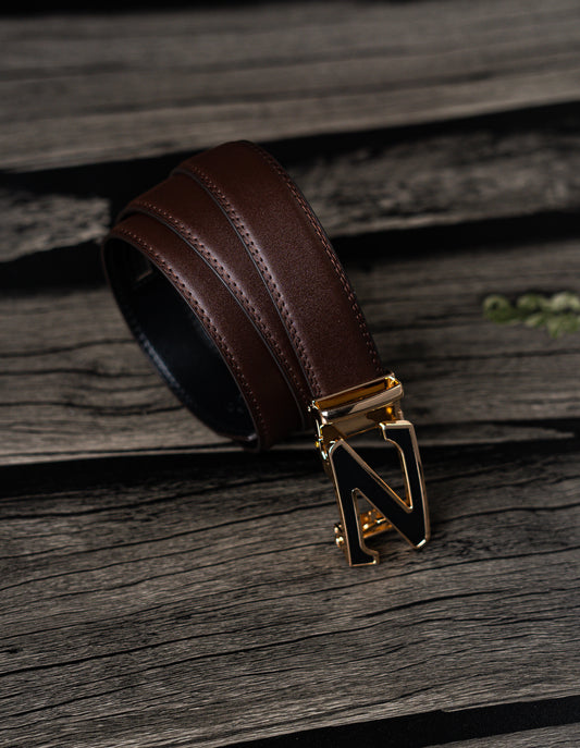 Brown Golden Z Premium Belt