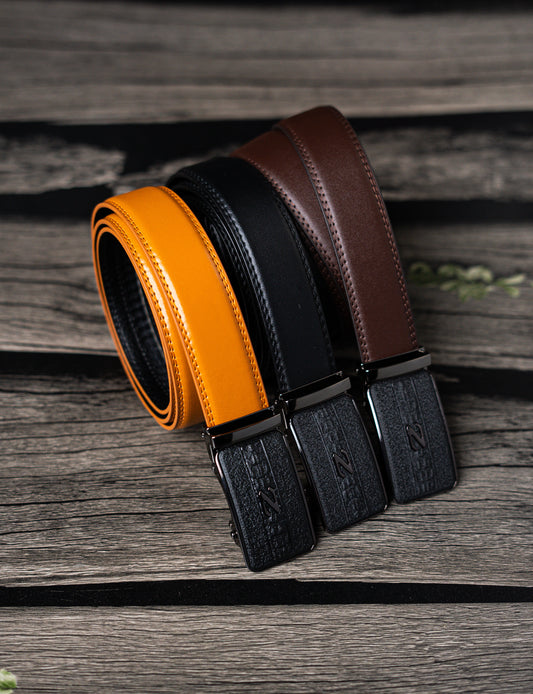 Pack of 3 Vintage Premium Belt