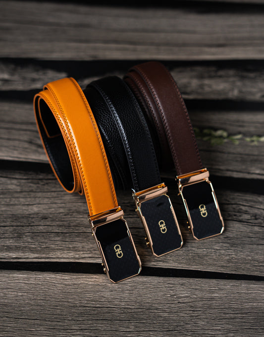 Pack of 3 Double O Premium Belt