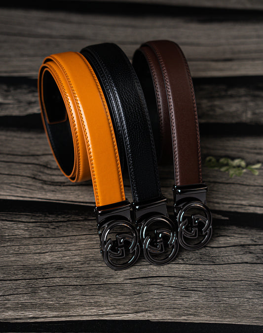 Pack of 3 Aura Premium Belt