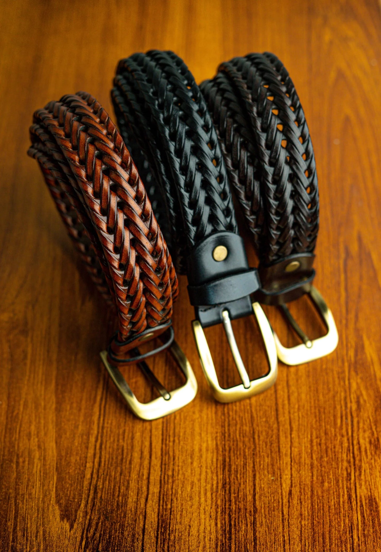 Pack of 3 Braided Belt