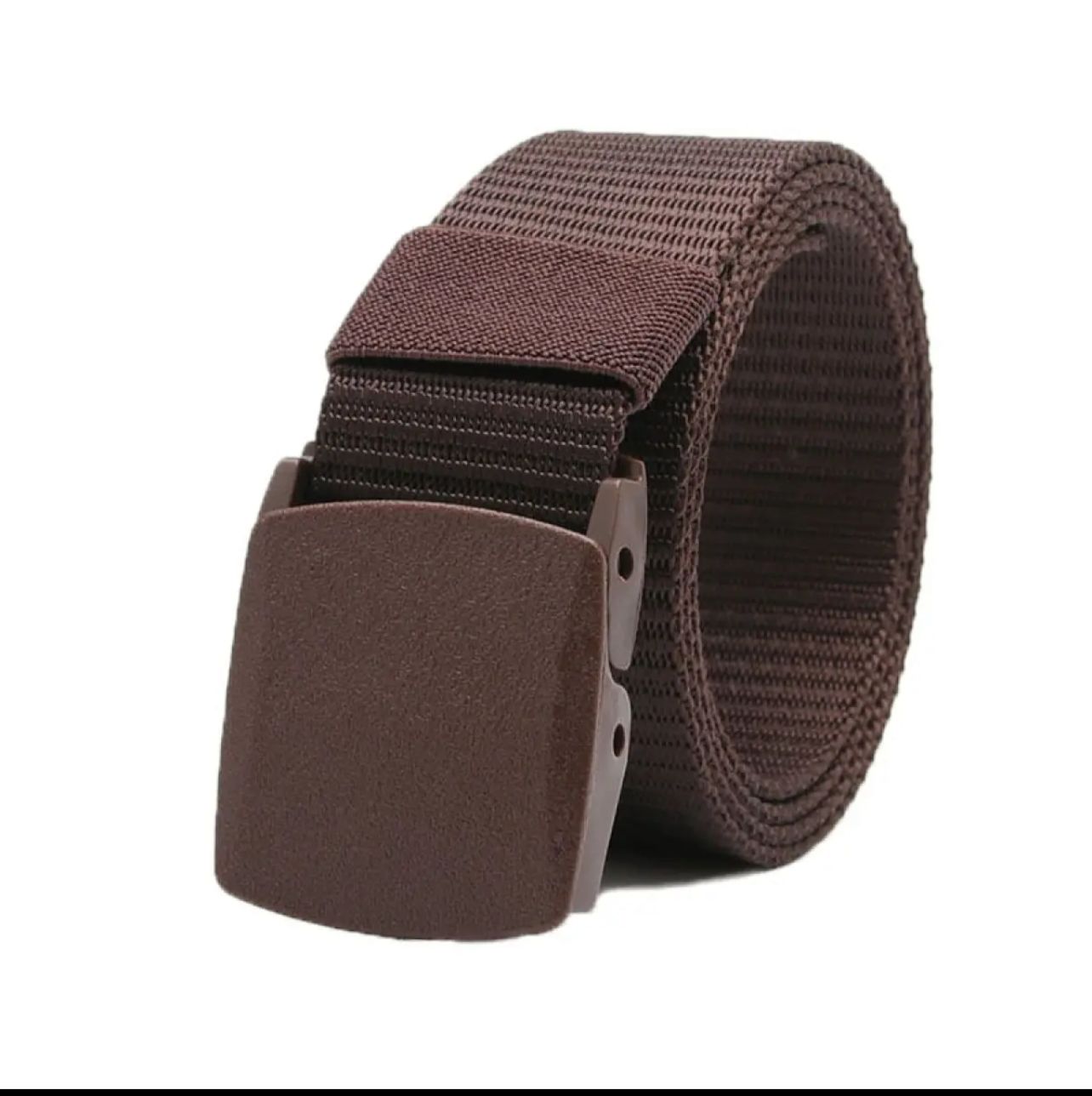 Kids Brown Nylon Belt