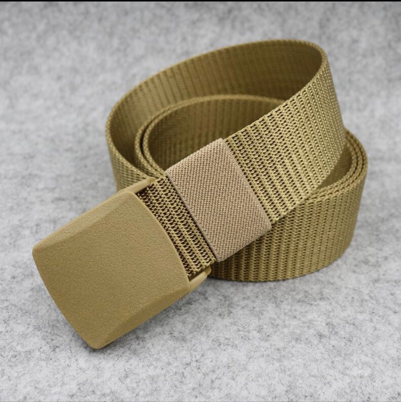 Kids Golden Nylon Belt