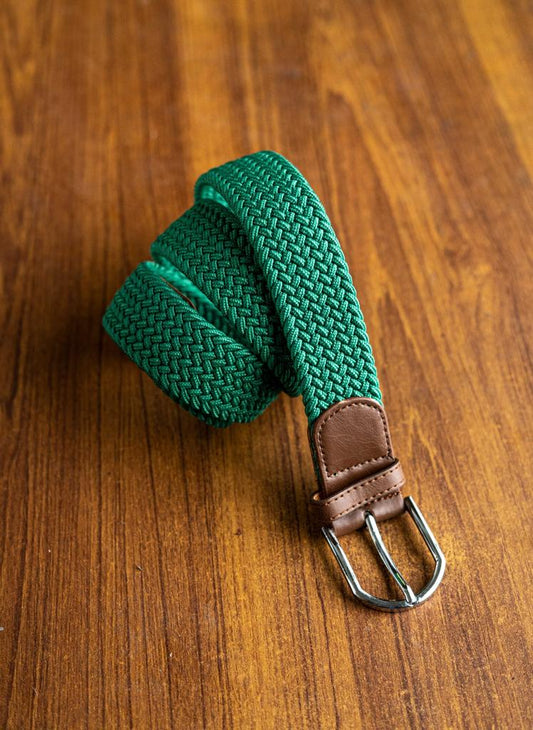 Dark Green Elastic Belt