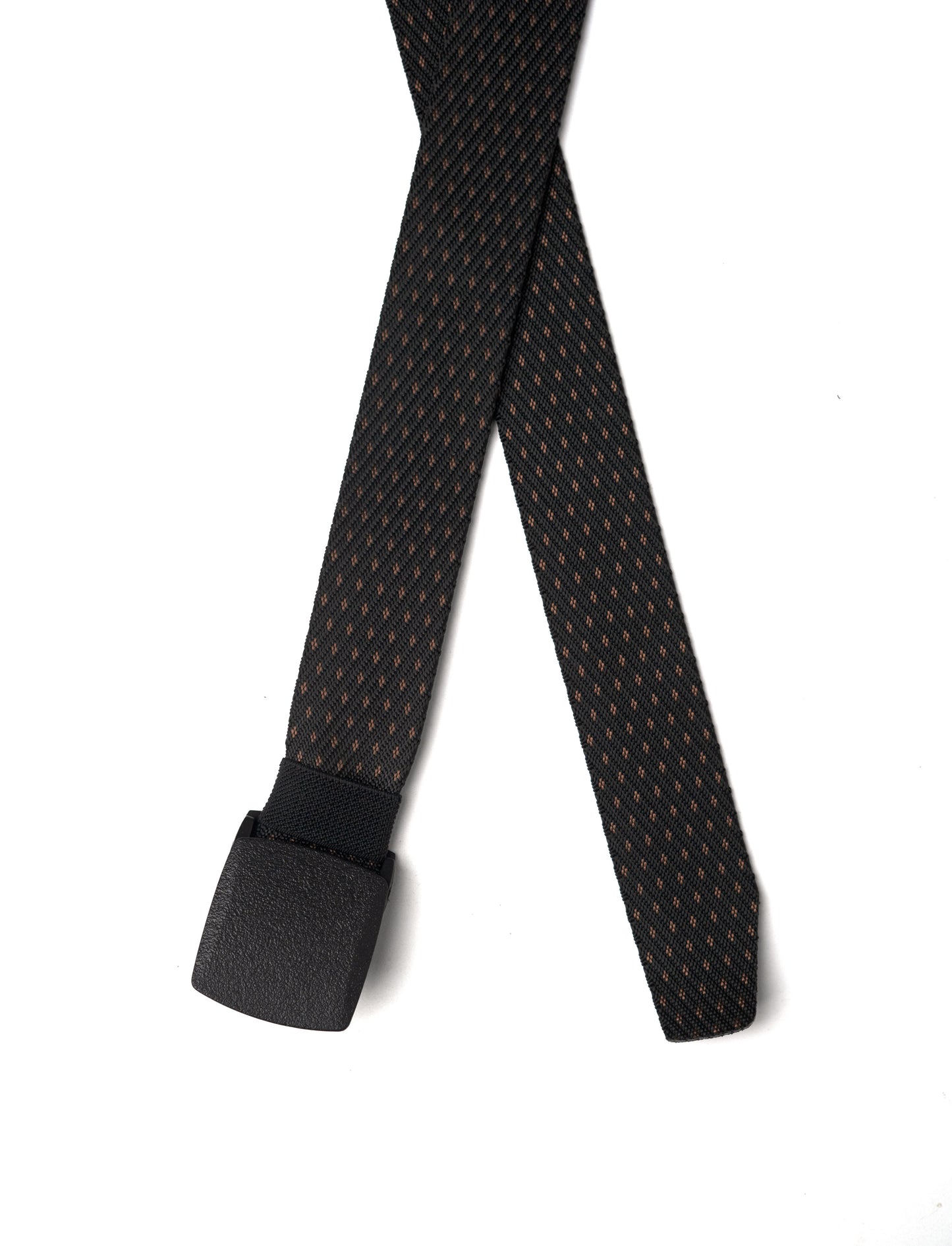 Black Dotted Premium Nylon Belt