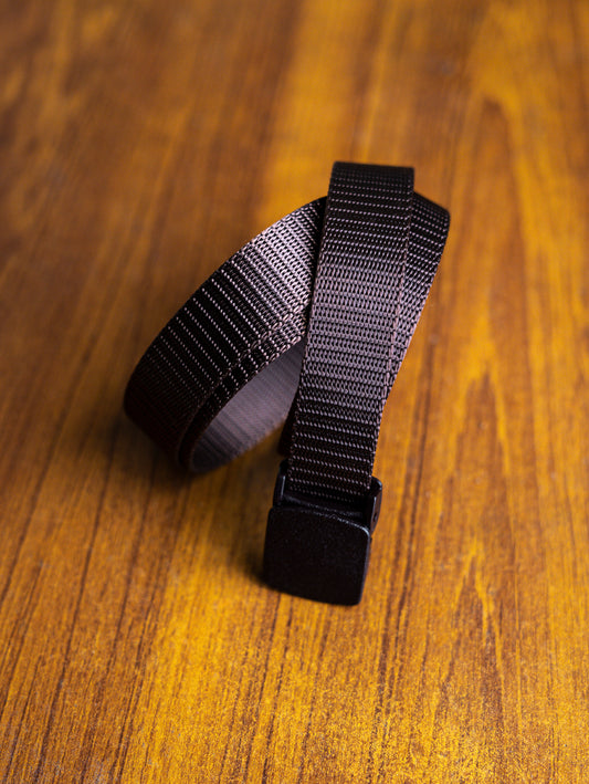 Kids Brown Nylon Belt