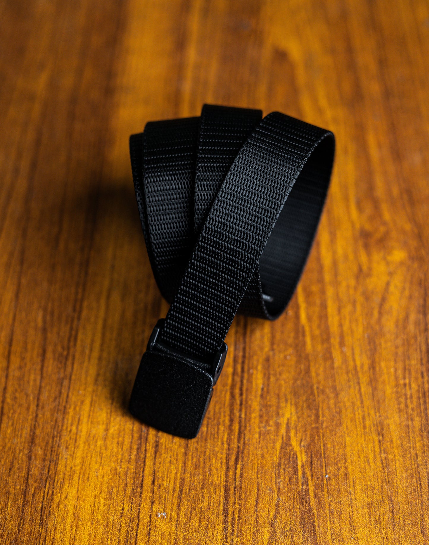 Kids Black Nylon Belt