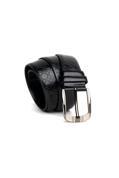 Black Abstract Belt