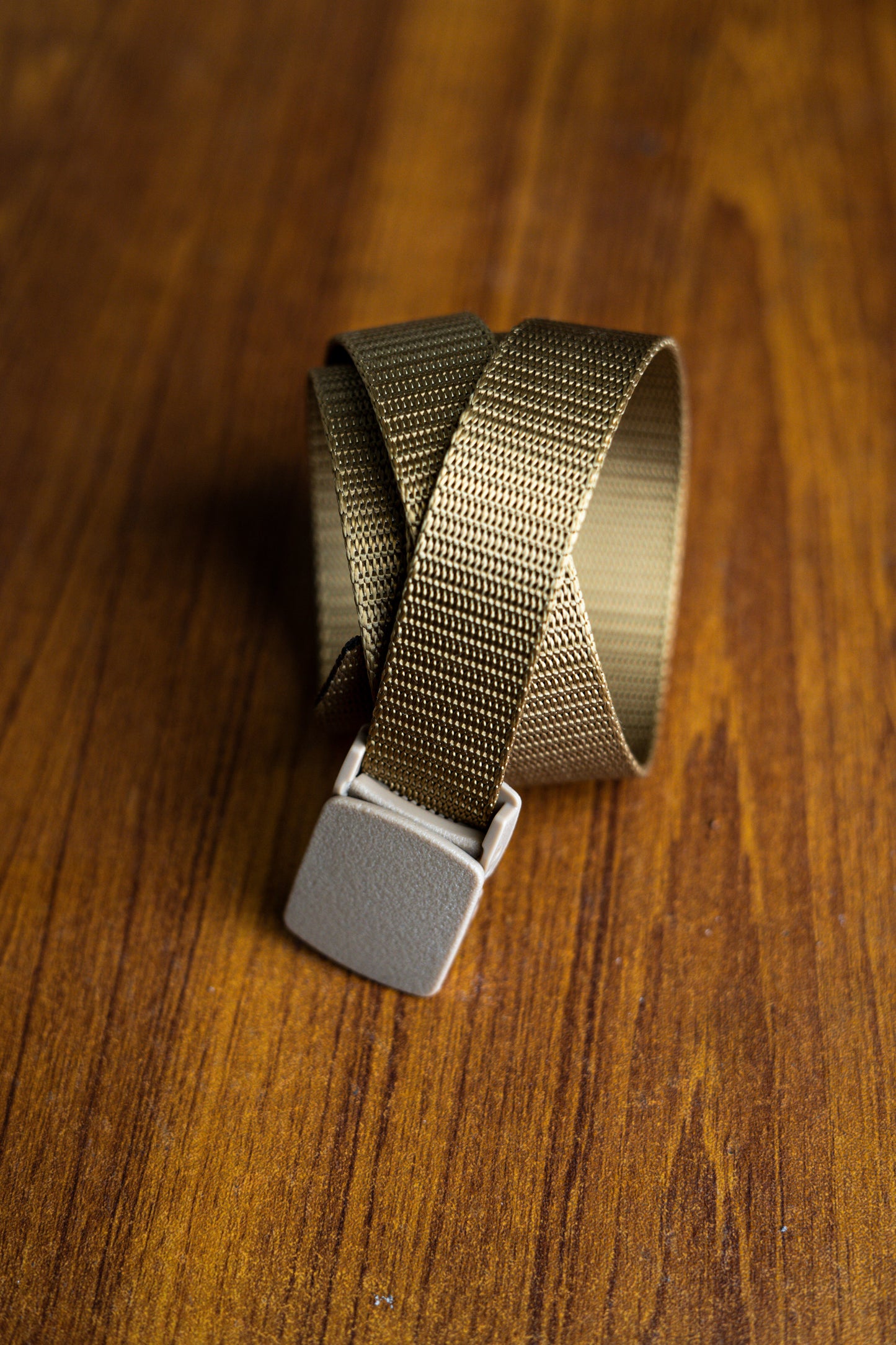 Kids Golden Nylon Belt